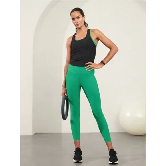 ATHLETA Women's S 24" INTERVAL STASH HIGH RISE 7/8 LEGGING Tights NWT - Picture 1 of 6